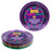 Purple Gold & Green Plastic Plates 9" (24 PACK)