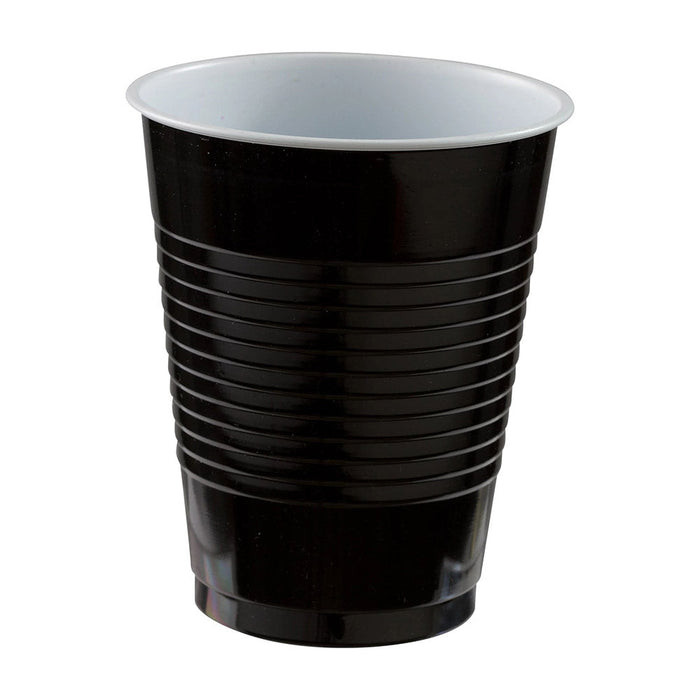 Plastic Cups 18 oz Black (50 PACK)