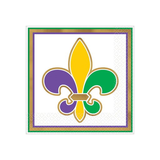 Fleur des Lis Beverage Napkins (16 PACK)