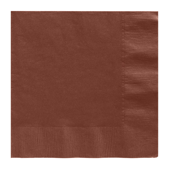 Dinner Napkins Brown (20 PACK)