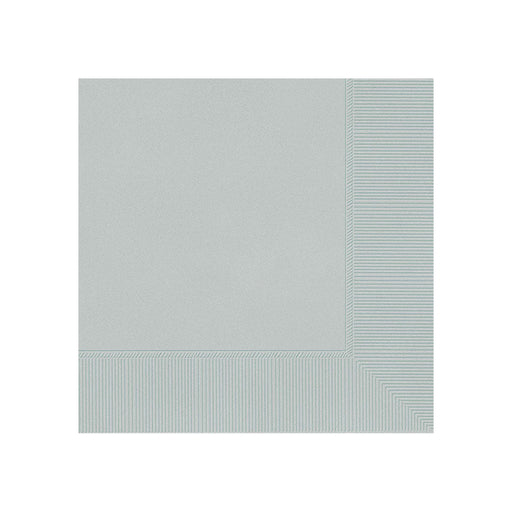 Beverage Napkins Silver (40 PACK)