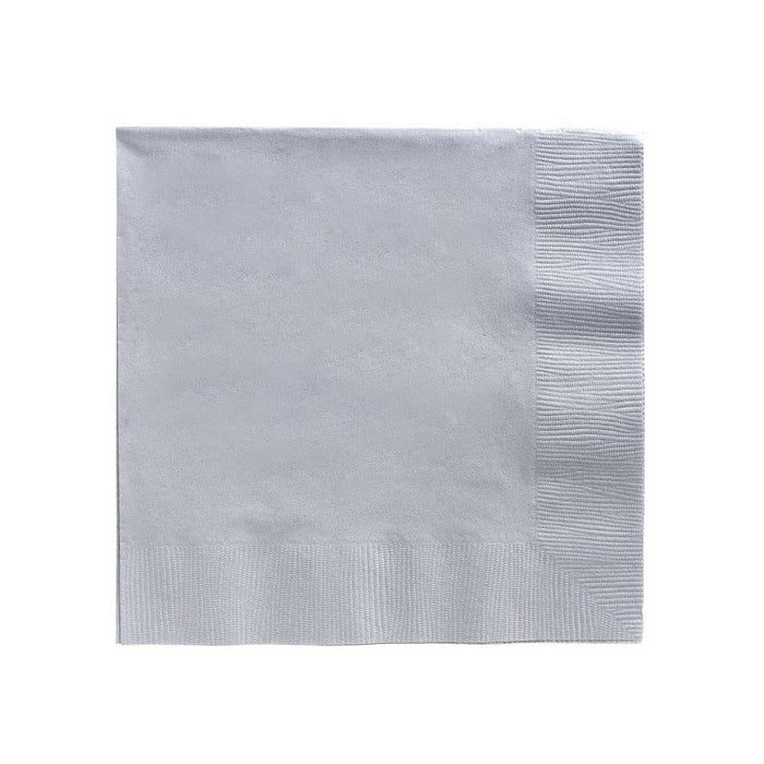 Lunch Napkins Silver (40 PACK)