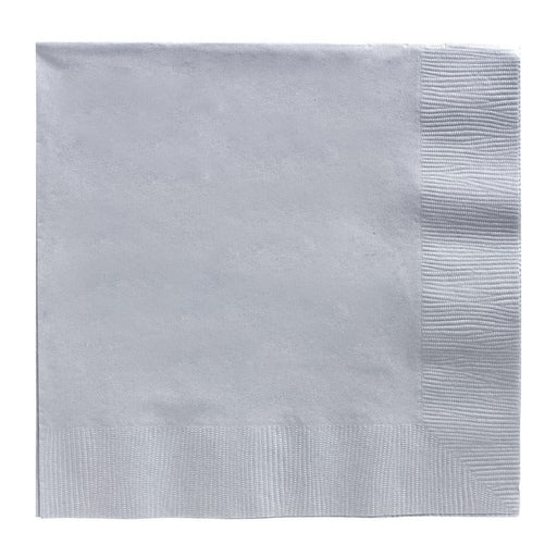 Dinner Napkins - Silver (40 PACK)