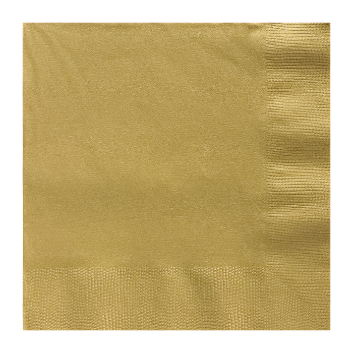 Dinner Napkins - Gold (40 PACK)