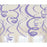 Swirl Decorations Purple 22" (12 PACK)