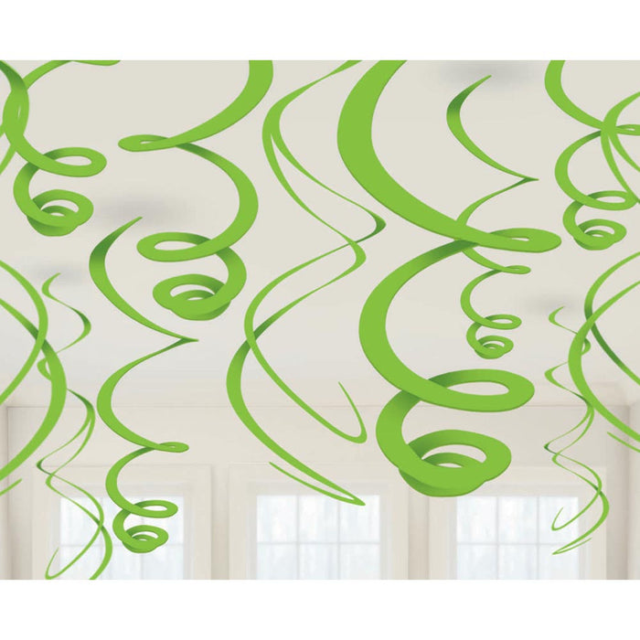 Swirl Decorations Kiwi 22" (12 PACK)