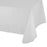 Plastic Table Cover - White 54" x 108"