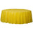 Round Plastic Table Cover 84" Yellow