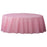 Round Plastic Table Cover 84" Pink