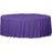 Round Plastic Table Cover 84" Purple