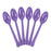 Plastic Spoons - Purple (20 PACK)