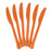 Plastic Knives - Orange (20 PACK)