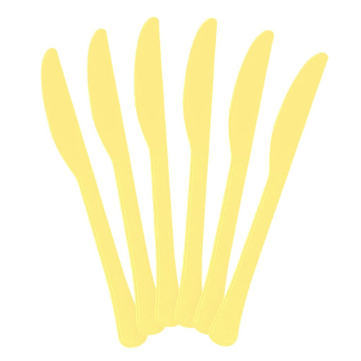 Plastic Knives - Light Yellow (20 PACK)