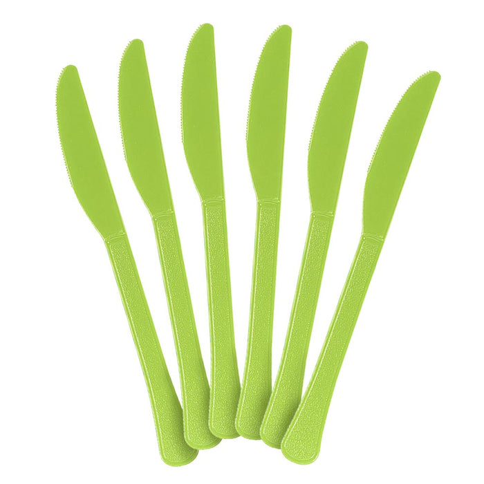 Plastic Knives - Kiwi (20 PACK)