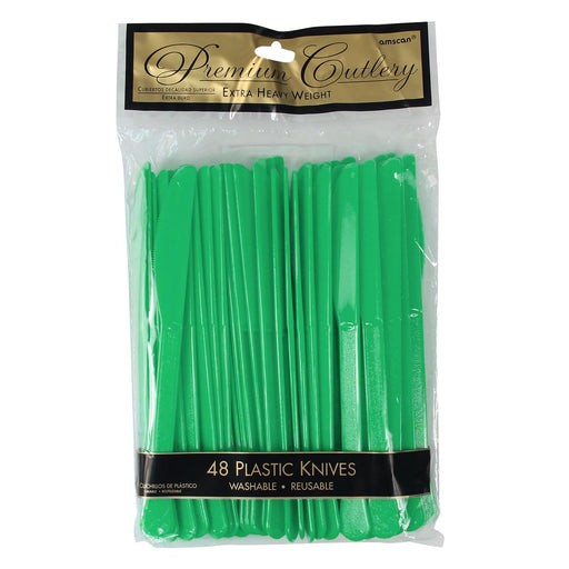 Plastic Knives - Green (48 PACK)