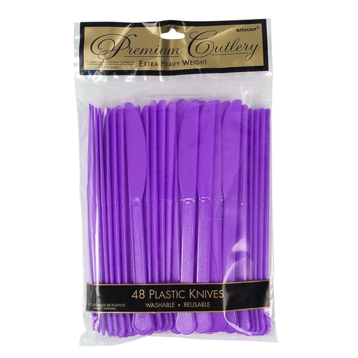 Plastic Knives - Purple (48 PACK)