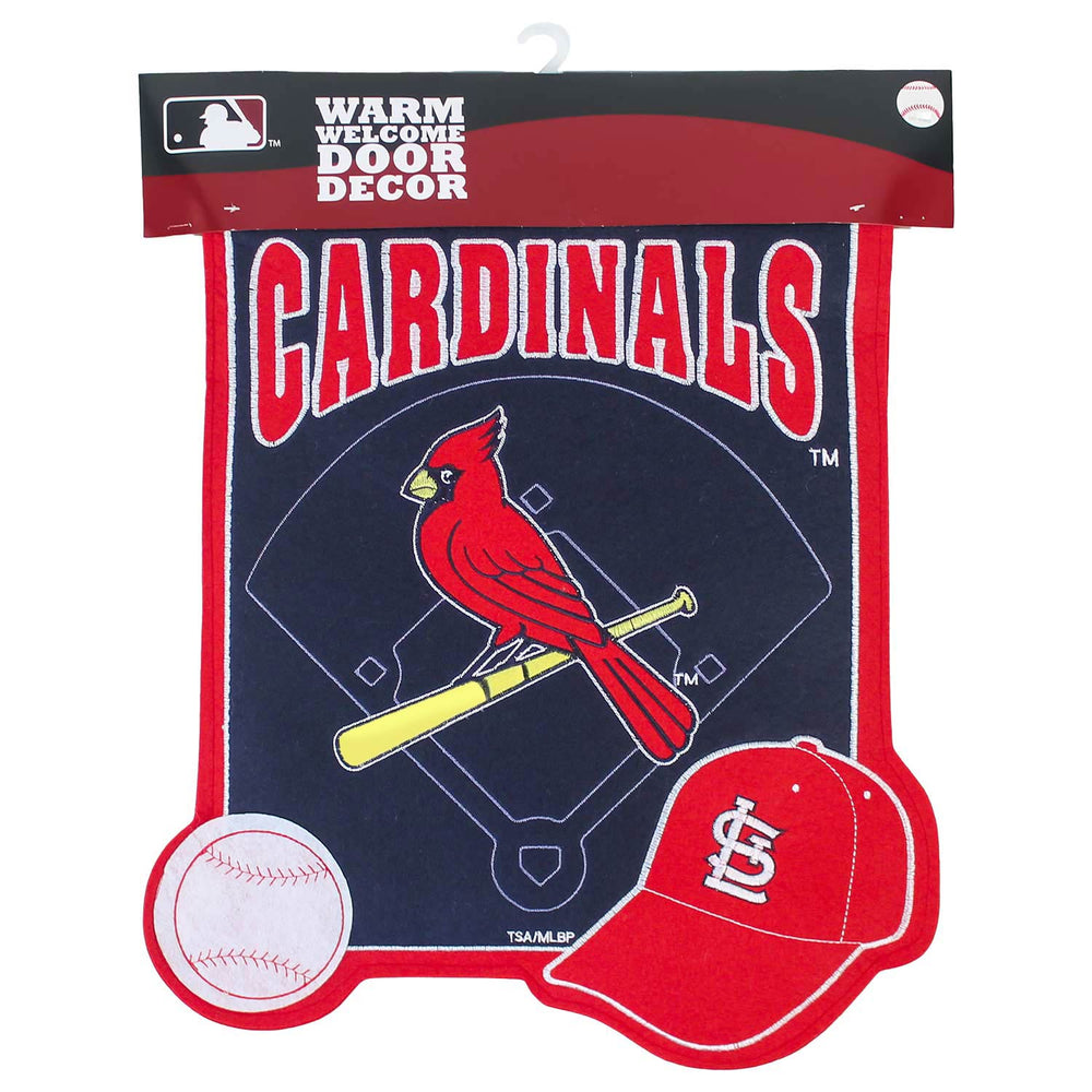 St. Louis Cardinals Felt Door Decor 20"