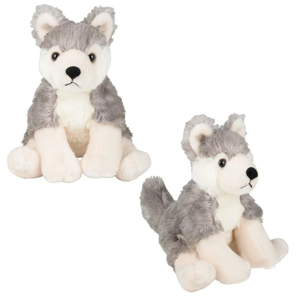 Animal Den Wolf Plush Stuffed Kids Toy In Bulk