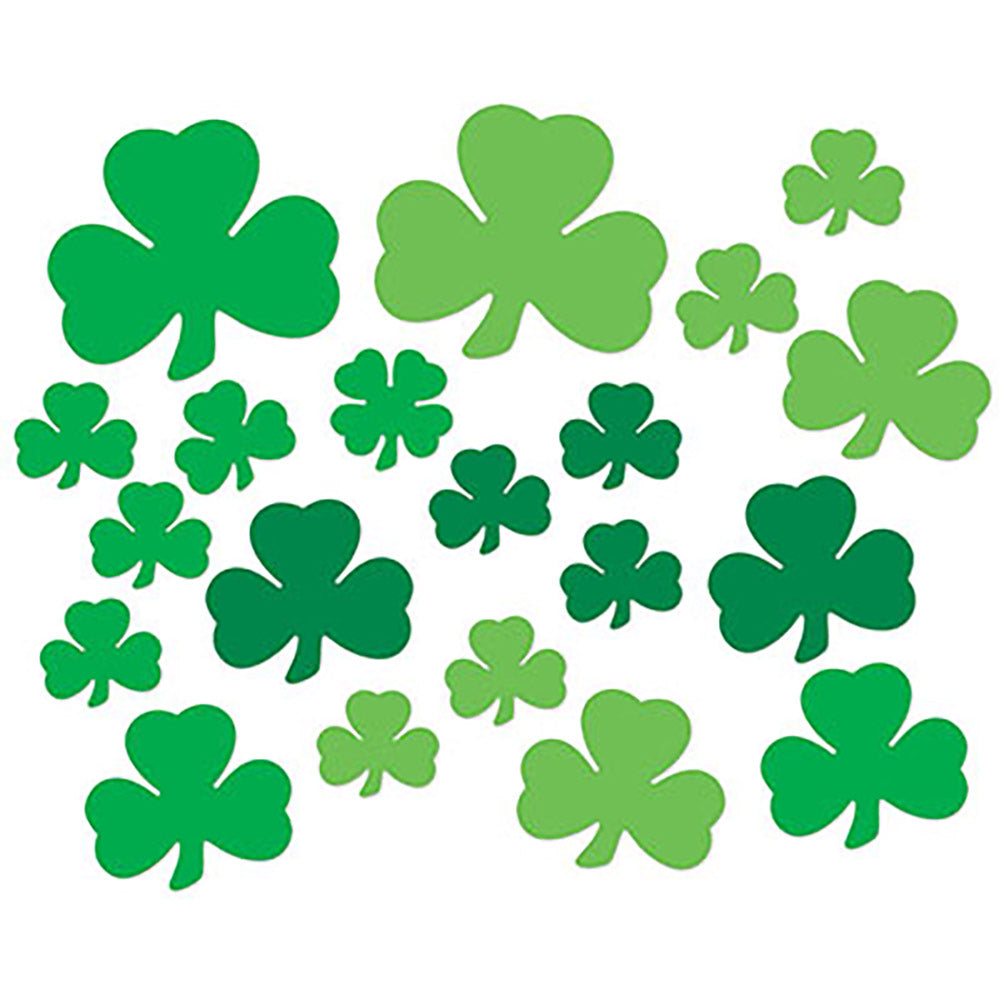 Shamrock Cutouts Assortment (20 PACK)