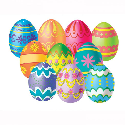 Mini Easter Egg Cutouts (10 PACK)