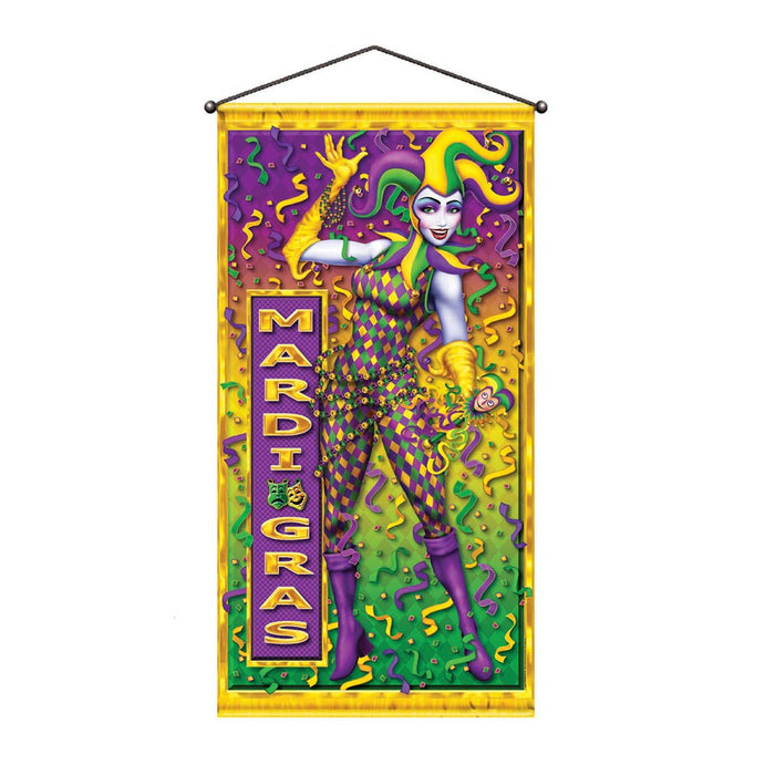 Mardi Gras Door Panel