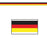 German Flag Poly Decor Material 50'