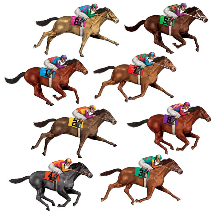 Scene Setter Add Ons - Race Horses (8 PACK)