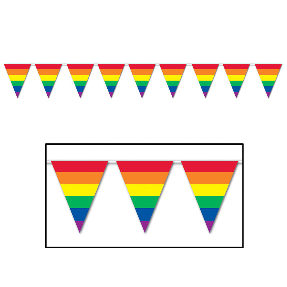 Pennant Banner - Rainbow 30'