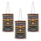 Paper Lanterns - Tiki 9" (3 PACK)