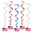 American Flag Whirls 3' (5 PACK)