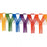 Drop Fringe Garland - Rainbow 12' x 20"