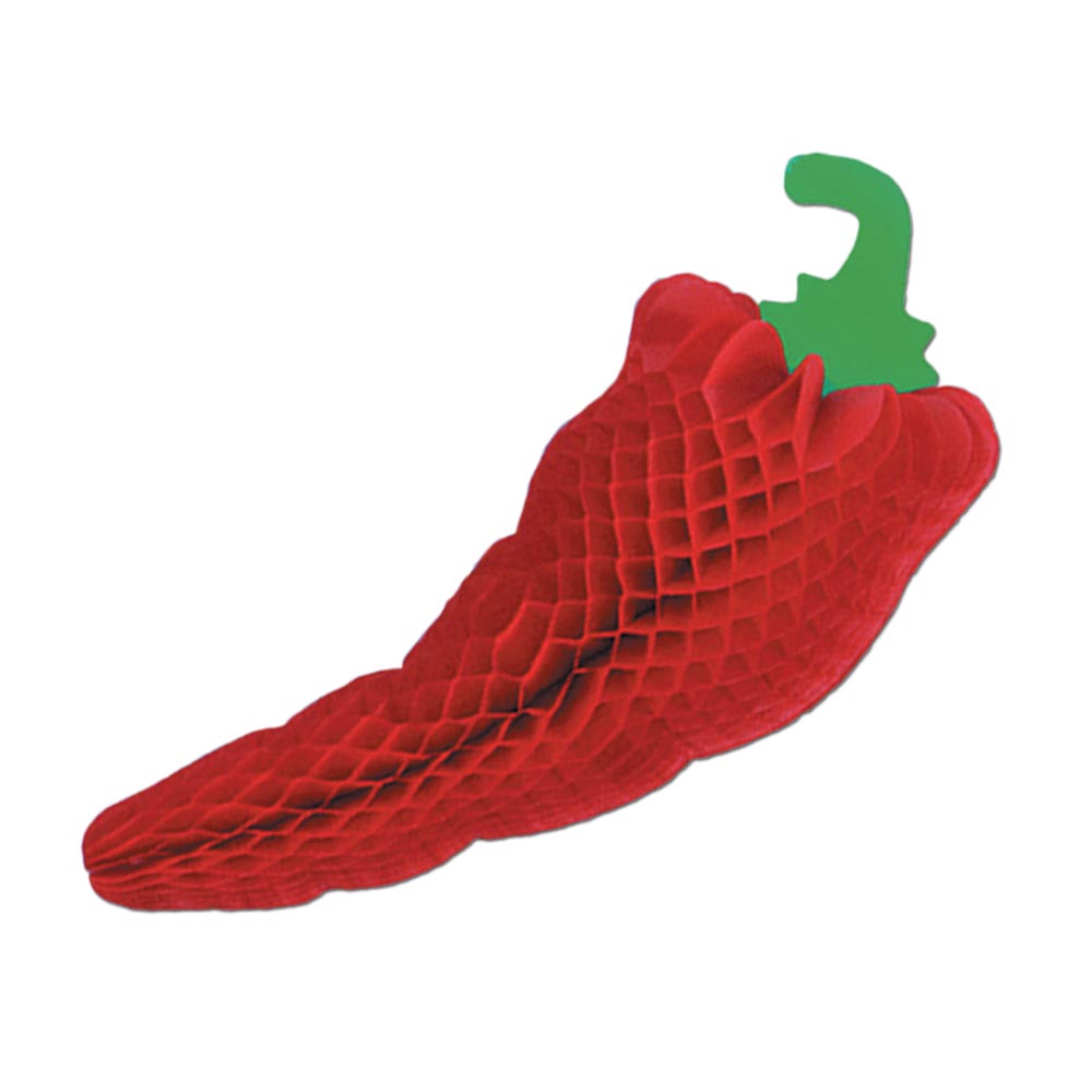 Chili Pepper 17" Art Tissue Decoration