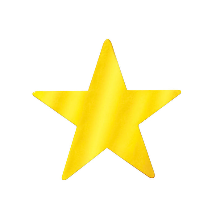 Foil Star Cutout - Gold 5"