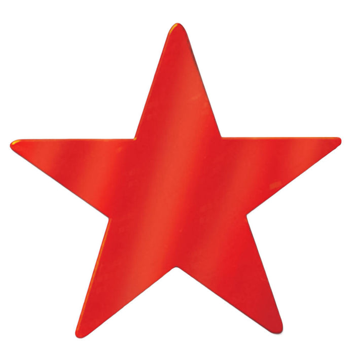 Foil Star Cutout - Red 15"