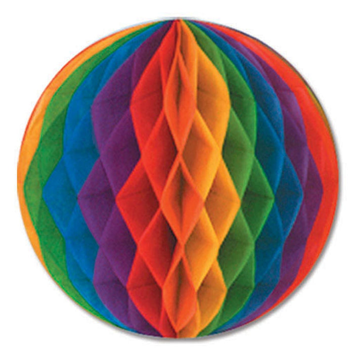 Rainbow Tissue Ball 12" Dark