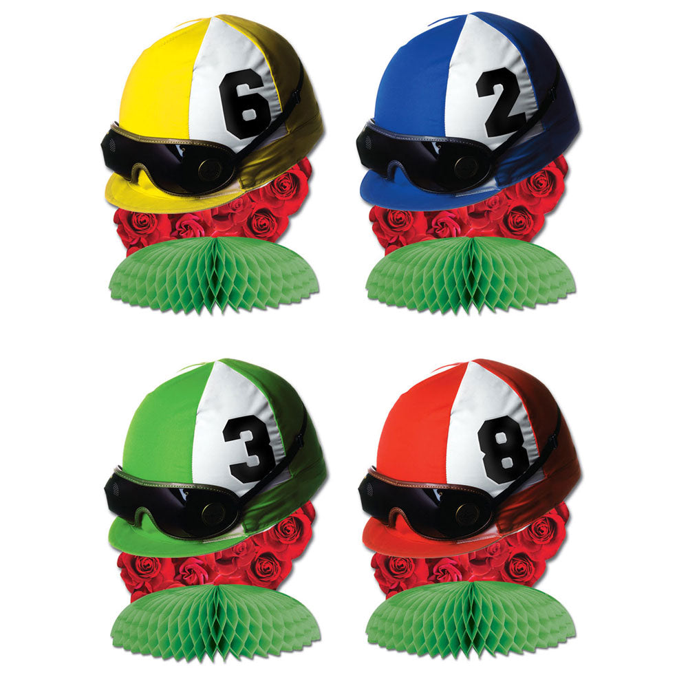 Mini Centerpieces - Jockey Helmet 4-1/2" (4 PACK)