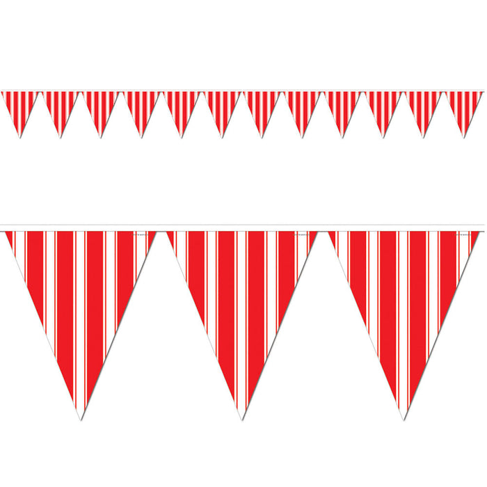 Pennant Banner - Striped 12'