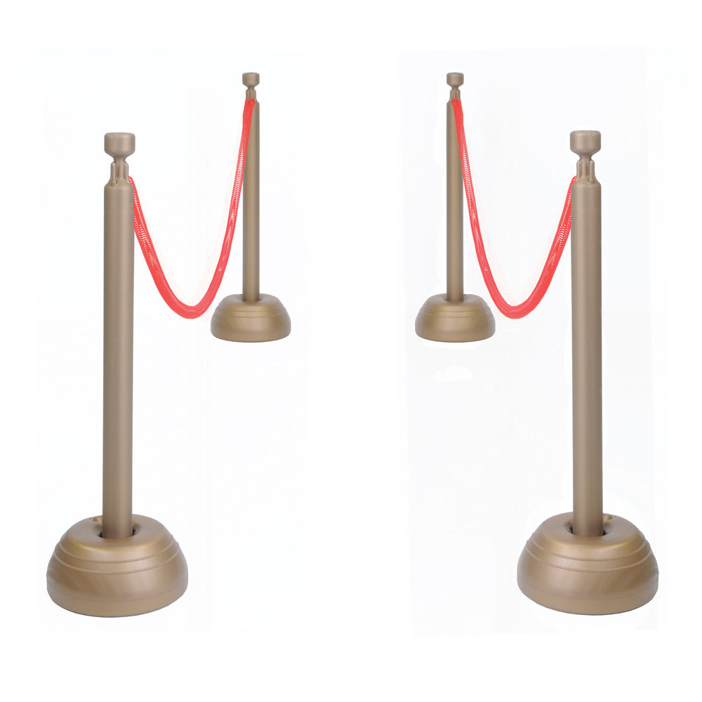 Red Rope Stanchion Set