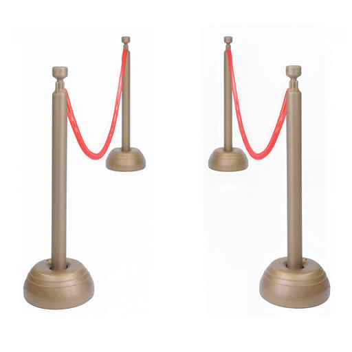 Red Rope Stanchion Set