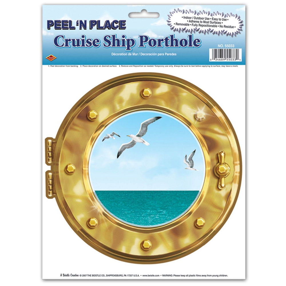 Ship's Porthole Peel 'N Place