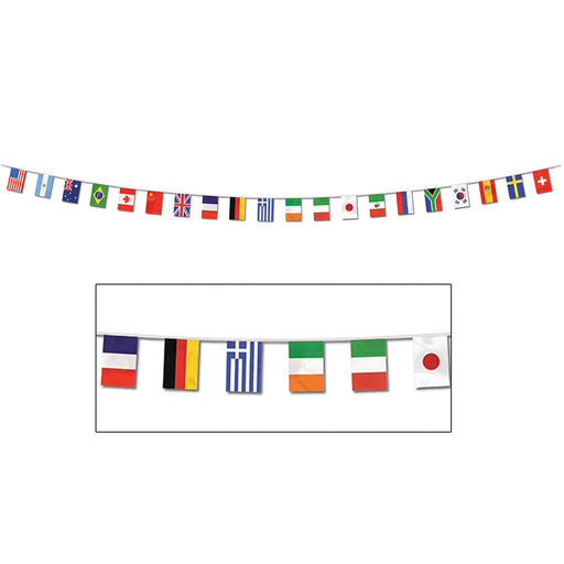 International Flag Banner 23'