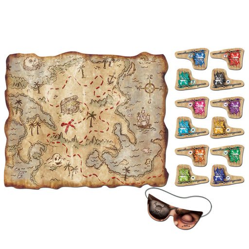 Pirate Treasure Map Party Game