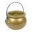 Gold Plastic Cauldron 8"