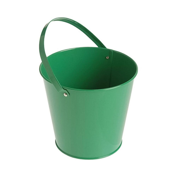 Metal Bucket - Green 4-3/4"