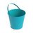 Metal Bucket - Turquoise 4-3/4"