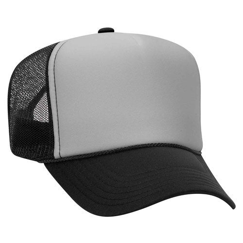 Polyester Foam Front 5-Panel Trucker Hats (Pack of 12)