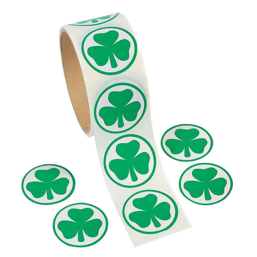 Shamrock Stickers 1-1/2" (200 PACK)