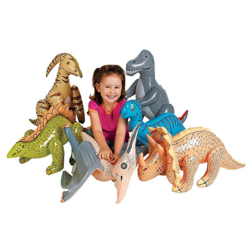 Inflate Dinosaur Assortment 30" (6 PACK)