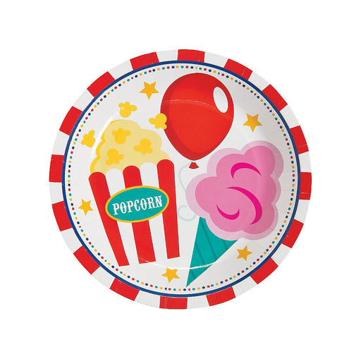 Carnival Paper Dessert Plates 7" (8 PACK)