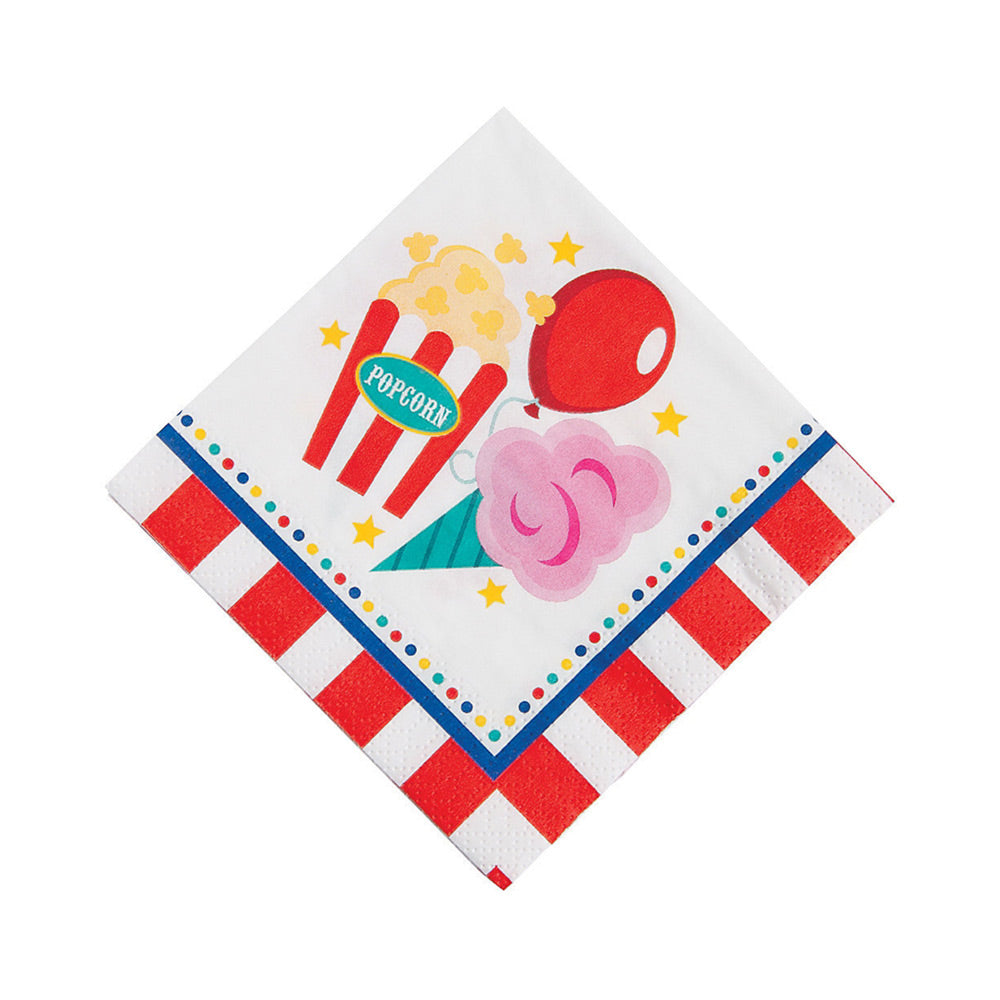 Carnival Beverage Napkins (16 PACK)